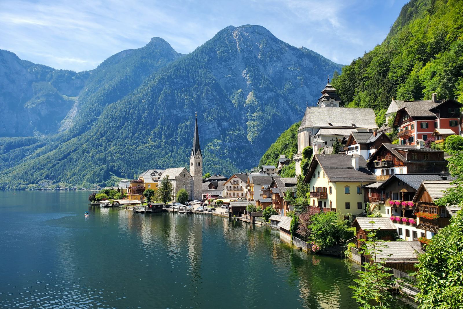 Hallstatt lakeside alpine village, Austria