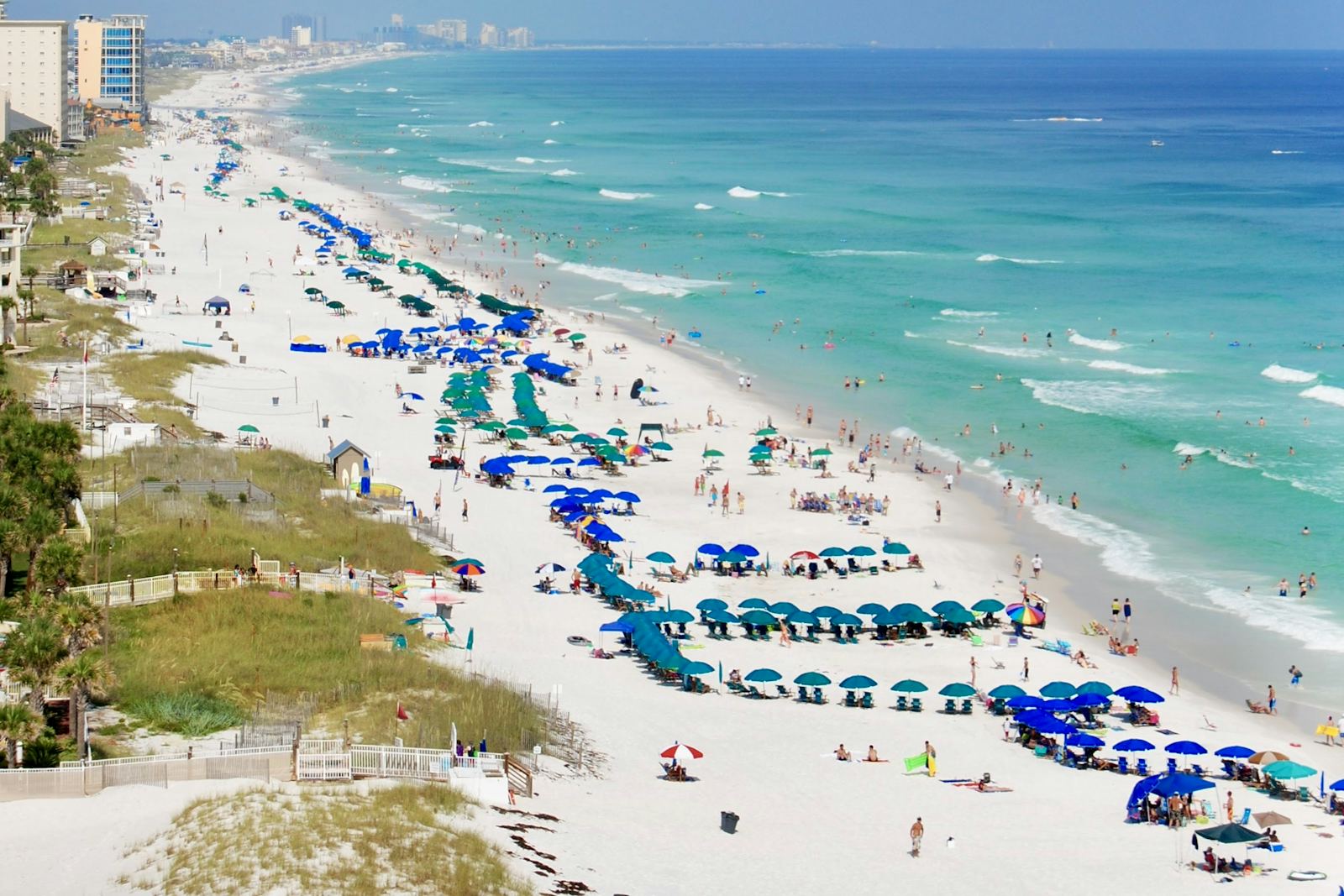 White sand and emerald water on Destin's Emerald Coast, Florida