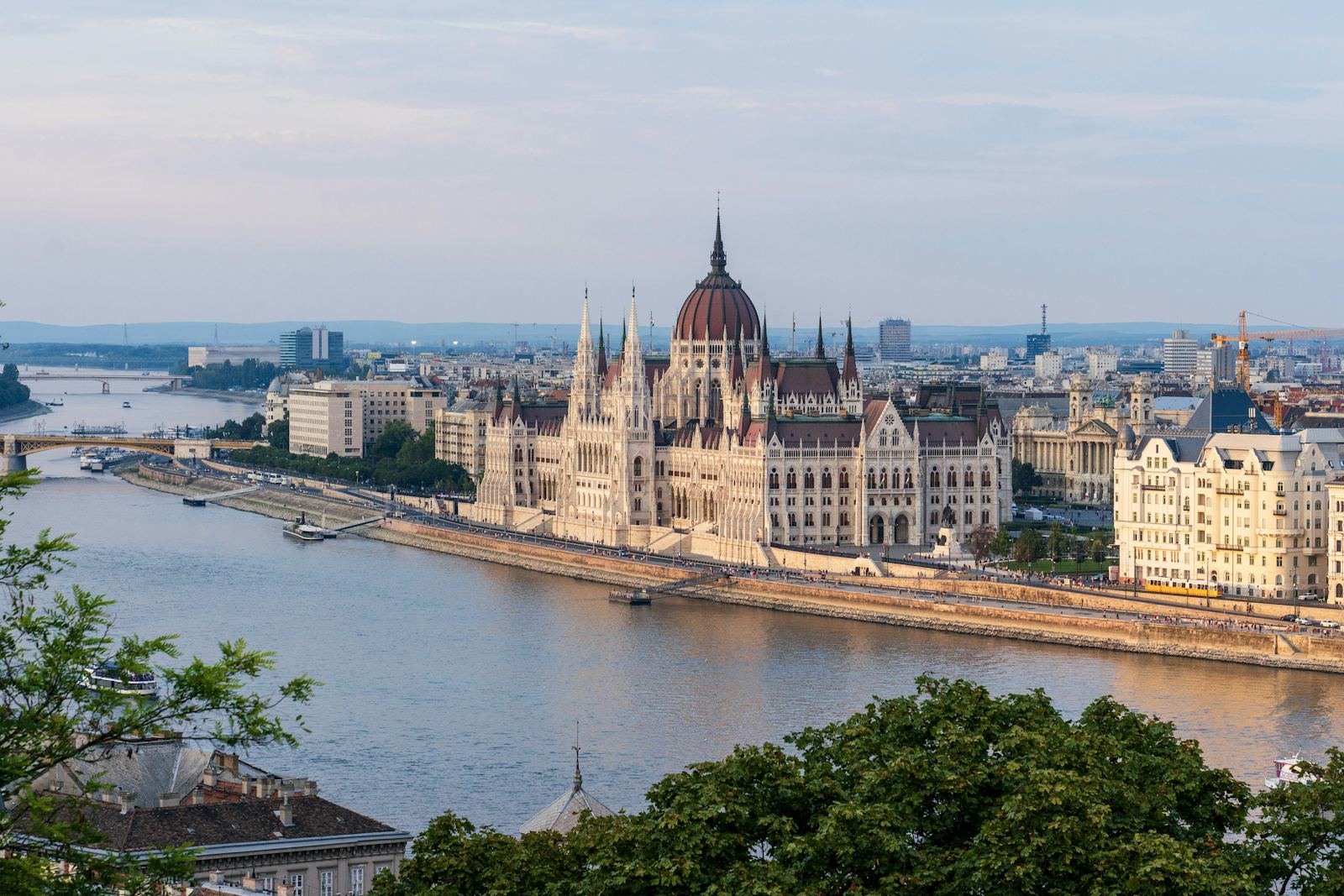 Hungarian Parliament on the Danube in Budapest