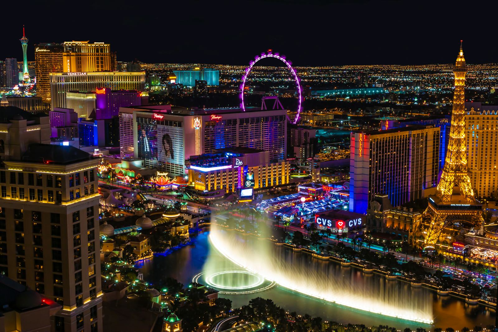 Travel destination hero for Vegas Flights, Compared for Your Dates