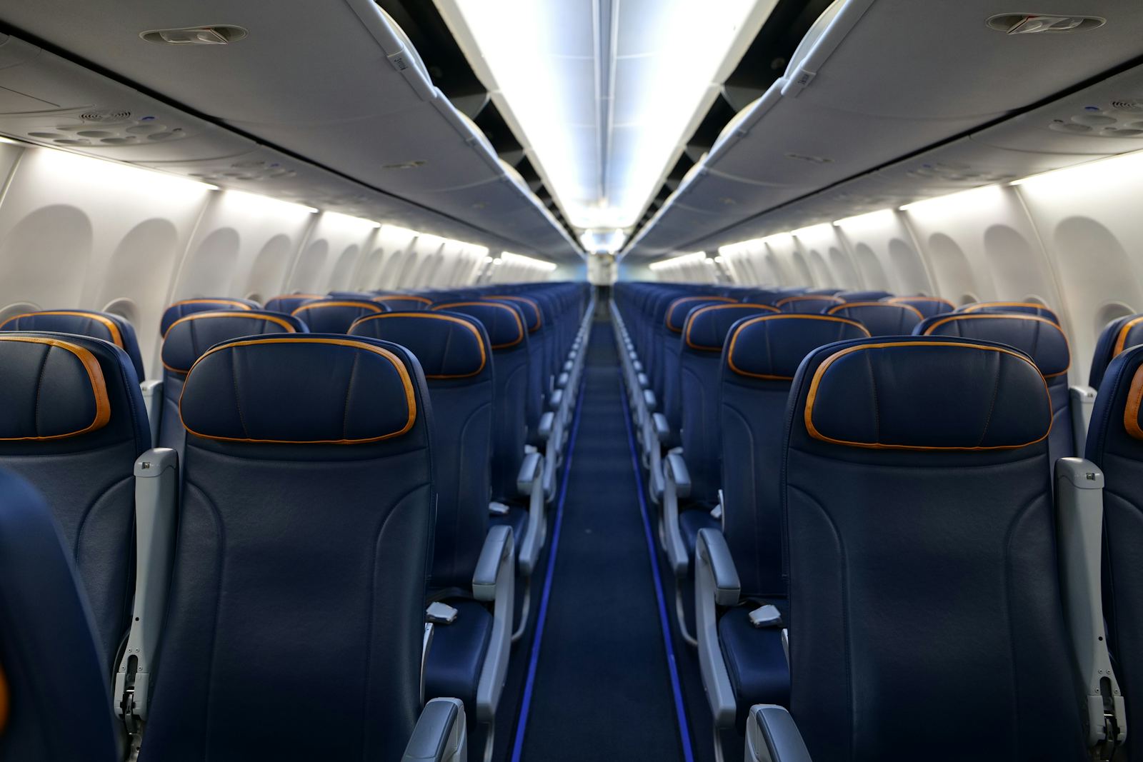 Brand-free premium economy cabin