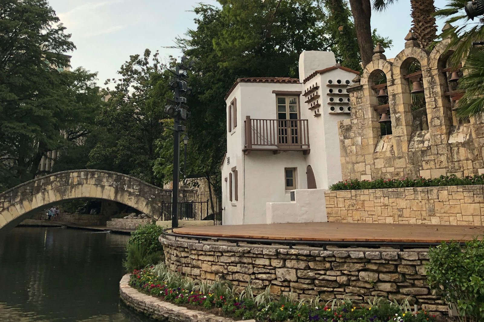 The River Walk and Arneson River Theatre in San Antonio, Texas