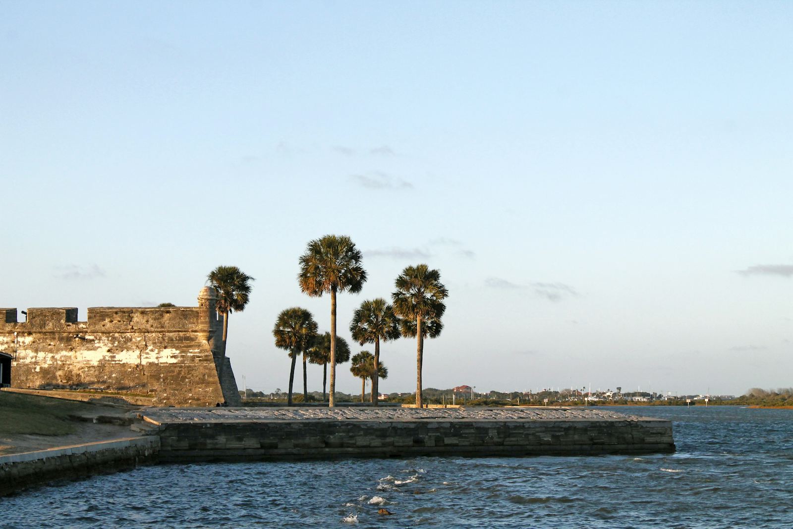 The Castillo de San Marcos fort in St. Augustine, Florida